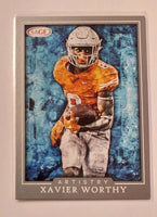 Xavier Worthy 2022 SAGE HIT Artistry Silver Series Mint Card #ART-XW
