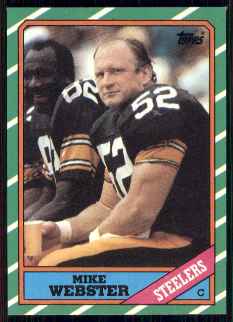 Mike Webster 1986 Topps Series Card #286