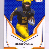 Blake Corum  2024 SAGE Blue Series Mint Card #11