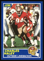 Charles Haley 1989 Score Series Mint Card #21
