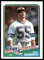Brian Bosworth 1988 Topps Series Mint Rookie Card #144
