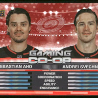 Sebastian Aho/Andrei Svechnikov 2024 2025 Upper Deck Gaming Co-Op Series Mint Card #CGO25