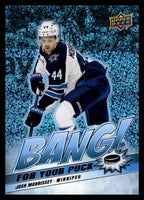 Josh Morrissey 2024 2025 Upper Deck Bang For Your Puck Speckle Series Card  #BP-4
