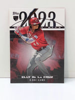 Elly De La Cruz 2024 Topps 2023 Greatest Hits Series Mint Rookie Card #23GH-25
