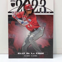 Elly De La Cruz 2024 Topps 2023 Greatest Hits Series Mint Rookie Card #23GH-25