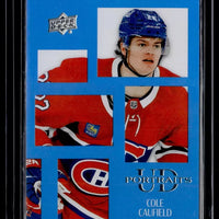 Cole Caufield 2024 2025 Upper Deck UD Portraits Series Mint Card #P-30