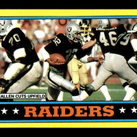 Marcus Allen 1986 Topps Team Leaders Series Card #60
