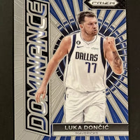 Luka Doncic 2023 2024 Panini Prizm Dominance Series Mint Card #2