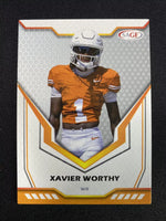 Xavier Worthy 2024 SAGE Silver Series Mint Card #34
