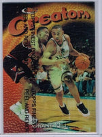 Grant Hill 1997 1998 Topps Finest Creators Refractor Series Mint Card #186
