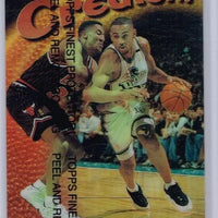 Grant Hill 1997 1998 Topps Finest Creators Refractor Series Mint Card #186