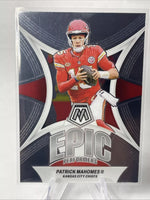 Patrick Mahomes II 2024 Panini Mosaic Epic Performers Series Mint Card  #EP-PH

