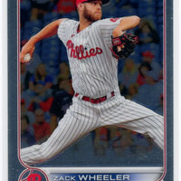 Zack Wheeler 2022 Topps Chrome Series Mint Card #207