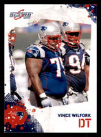 Vince Wilfork 2010 Score Series Mint Card  #171
