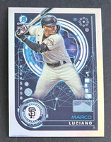 Marco Luciano 2024 Bowman Chrome Bowman AI Series Mint Rookie Card #BAI-3
