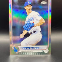 Walker Buehler 2022 Topps Chrome Refractor Series Mint Card #123