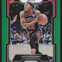 Ayo Dosunmu 2023 2024 Panini Prizm Green Series Mint Card #275