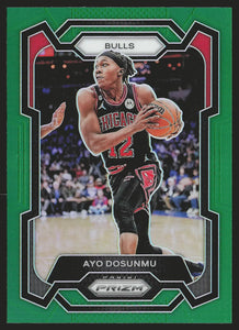 Ayo Dosunmu 2023 2024 Panini Prizm Green Series Mint Card #275