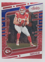 Travis Kelce 2024 Panini Absolute Red and Blue Series Mint Card #51
