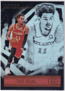 Trae Young 2020 2021 Panini  Illusions Series Mint Card #10