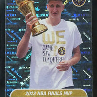 Nikola Jokic 2023 2024 Panini Sticker Silver Foil Series Mint Card #32