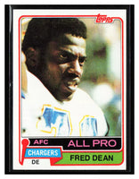 Fred Dean 1981 Topps Series Mint Card #520
