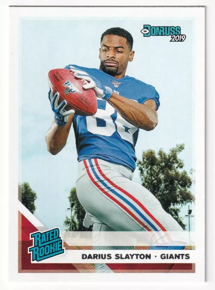 Darius Slayton 2019 Donruss Rated Rookie Series Mint Card #338