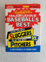 1986 Fleer Baseball's Best Limited Edition Sluggers Vs Pitchers 44-Card Set
