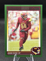 Daron Payne 2024 Panini Score Green Series Mint Card #281
