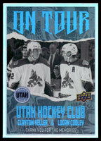 Clayton Keller and Logan Cooley  2024 2025 Upper Deck On Tour Series Card #OT24
