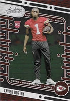 Xavier Worthy 2024 Panini Absolute Series Mint Rookie Card #128
