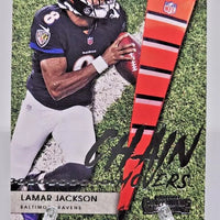 Lamar Jackson 2021 Panini Contenders Chain Movers Series Mint Card#CM-LJA