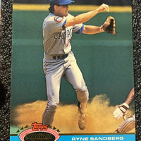 Ryne Sandberg  1991 Topps Stadium Club Dome Series Mint Card #162