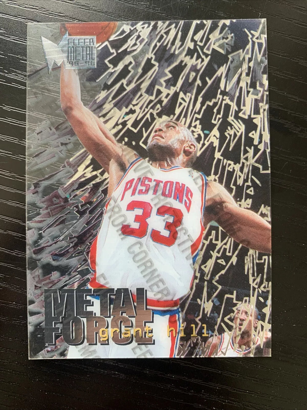 Grant Hill 1996 1997 Fleer Metal Metal Force Series Mint Card #4