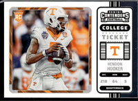 Hendon Hooker 2023 Panini Chronicles Draft Picks Contenders College Ticket Series Mint Card #5
