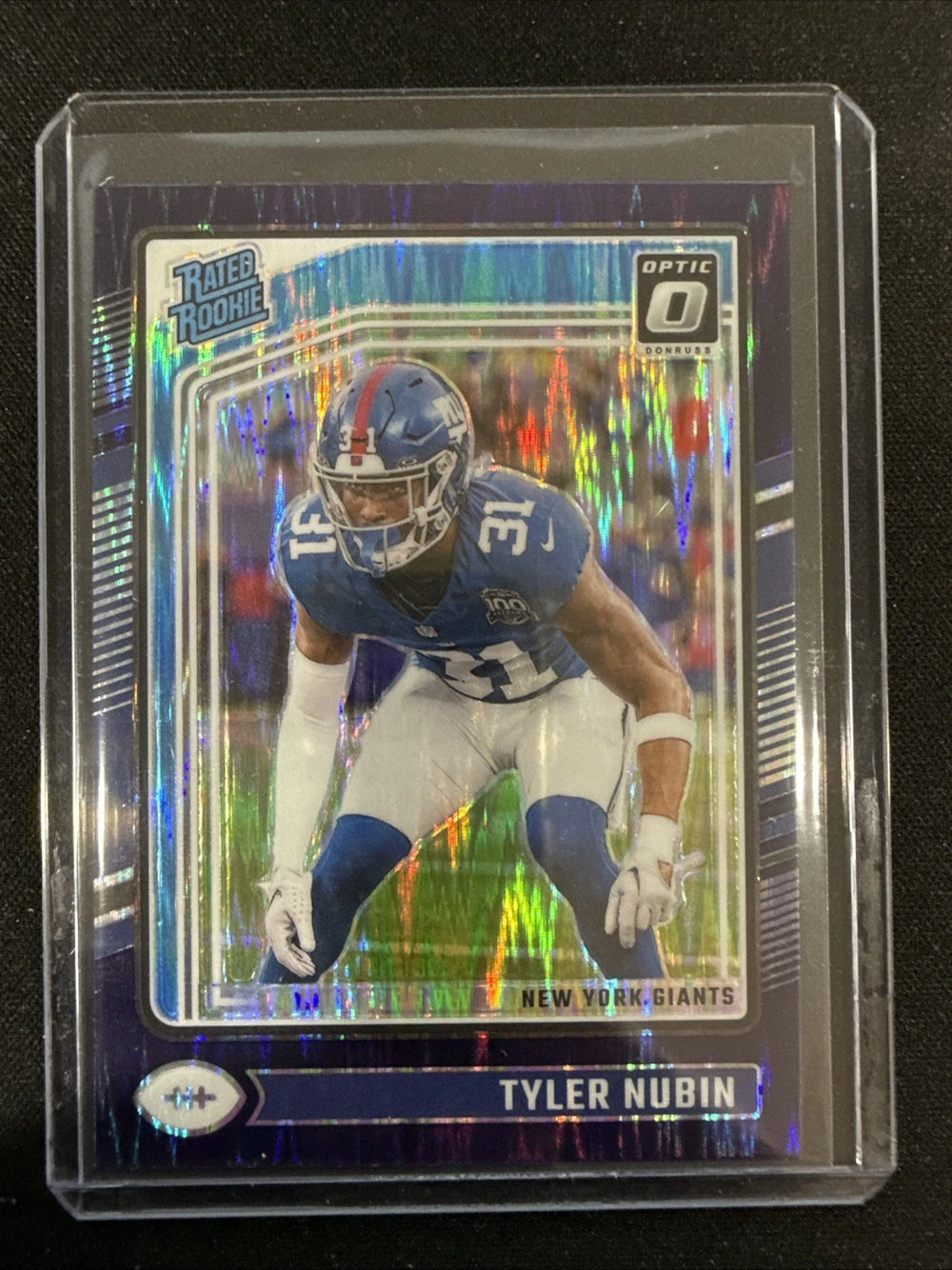 Tyler Nubin 2024 Donruss Optic Purple Shock Rated Rookie Series Mint Card #296