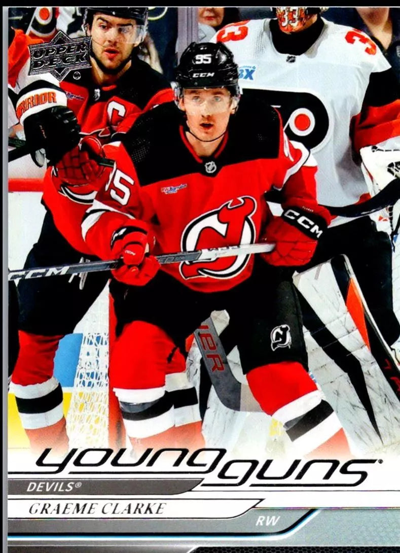 Graeme Clarke 2024 2025 Upper Deck Young Guns Mint Card #224
