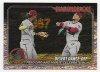 MARTE/PERDOMO 2024 Topps Foilboard Diamondbacks Card 190 Only 265 made
