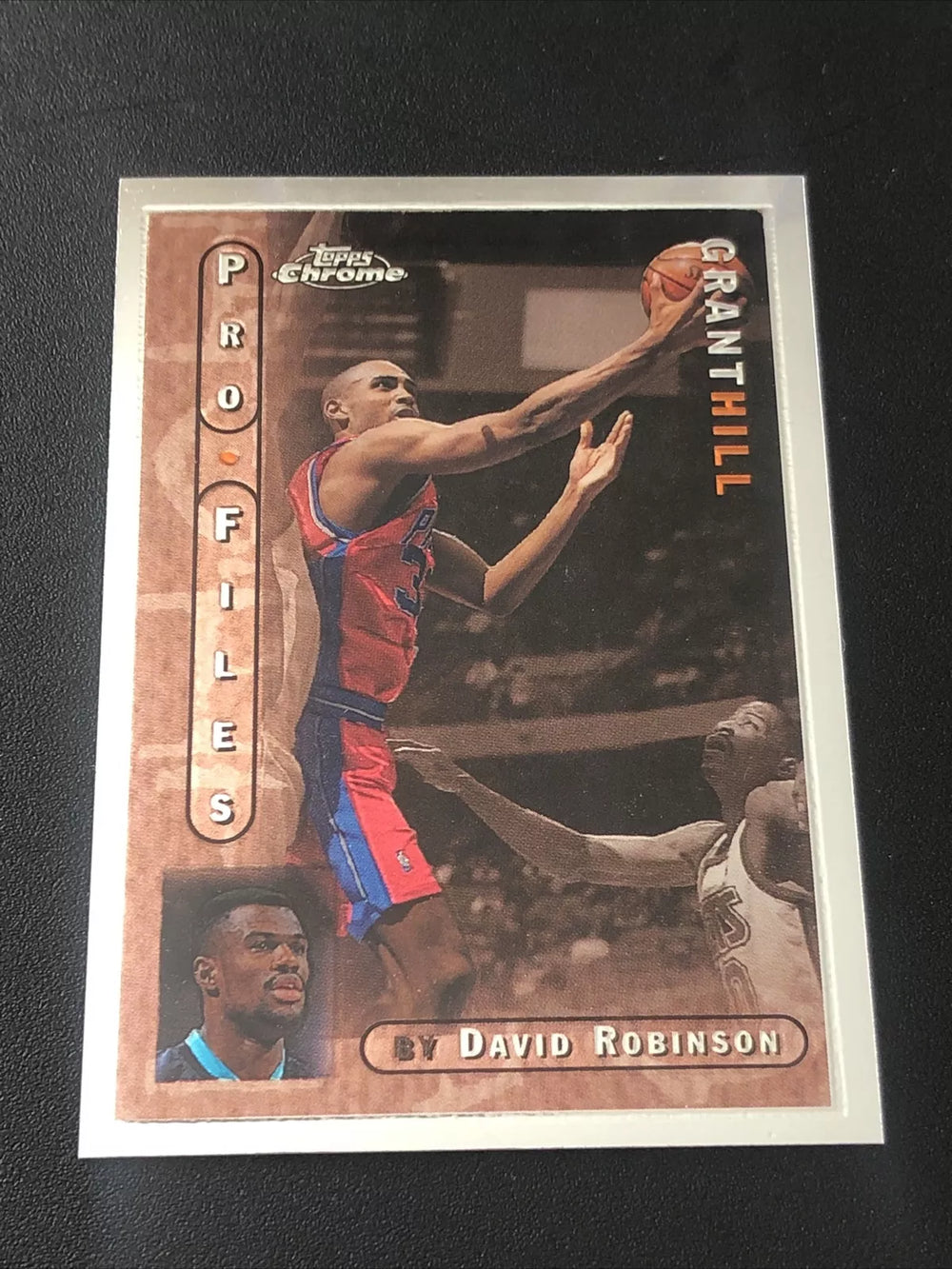 Grant Hill 1996 1997 Topps Chrome Profiles Series Mint Card #PR-1