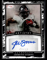 Jerreth Sterns 2022 SAGE Artistry Autograph Series Mint Rookie Card #AJS2
