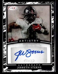 Jerreth Sterns 2022 SAGE Artistry Autograph Series Mint Rookie Card #AJS2