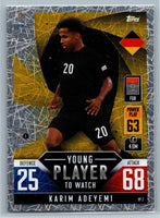 Karim Adeyemi 2022 2023 Topps Match Attax 101 UEFA Nations League Young Player To Watch Series Mint Card  #YP7
