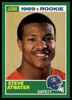 Steve Atwater 1989 Score Series Mint Rookie Card #263
