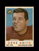 Gene Brito 1959 Topps EX Condition Card #2
