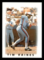 Tim Raines 1986 Topps Mini League Leaders Series Mint Card #49
