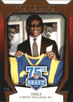 Eric Dickerson 2010 Topps Football Draft 75th Anniversary Series Mint Card #75DA-45
