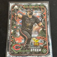 Spencer Steer 2024 Topps Holiday Tree Series Mint Card #H112