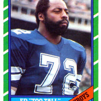 Ed "Too Tall" Jones 1986 Topps Series Card #132