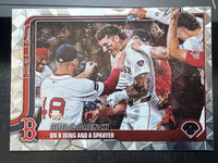 Boston Red Sox 2025 Topps Dub & Drench Foil Mint Card #312
