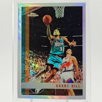 Grant Hill 1997 1998 Topps Chrome Refractor Series Mint Card #29 RARE
